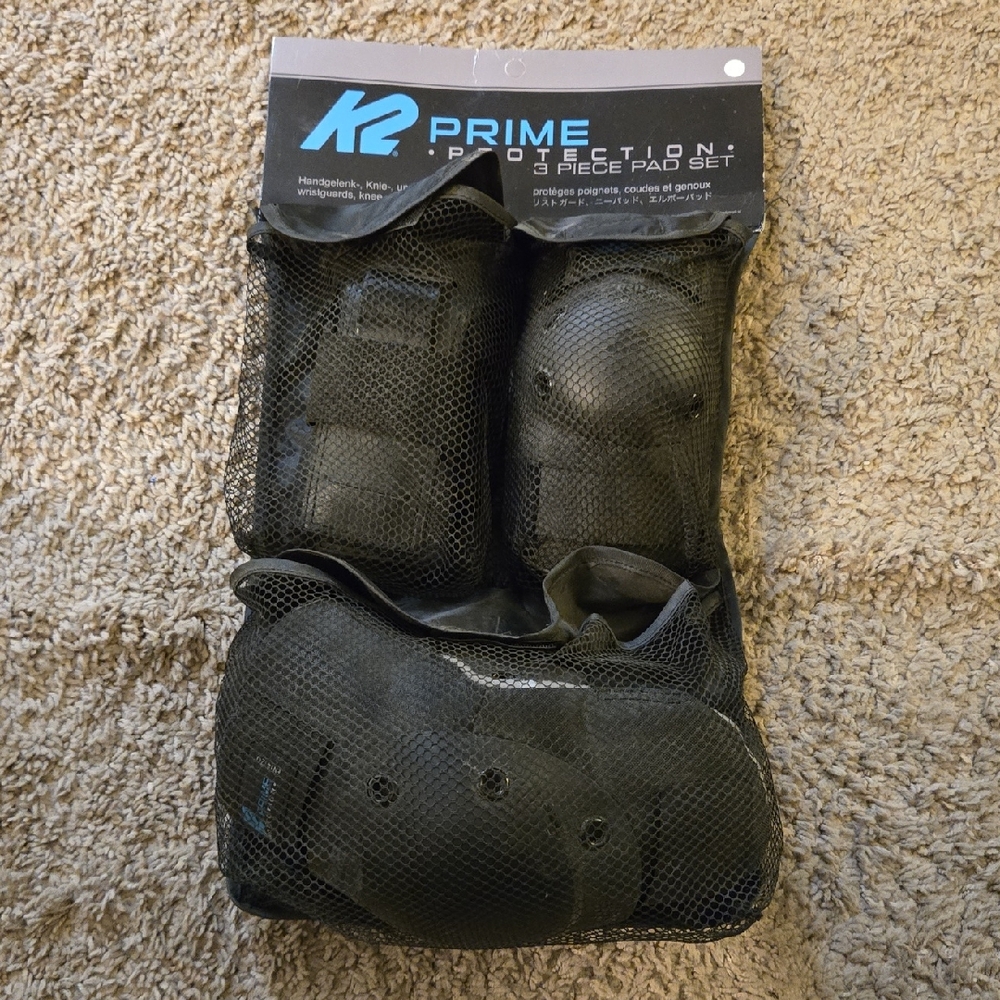 K2 Prime Protection 3-Piece Pad Set - Black